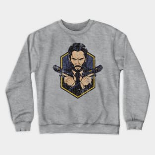 John Wick Cute Vintage Look Fanart Crewneck Sweatshirt